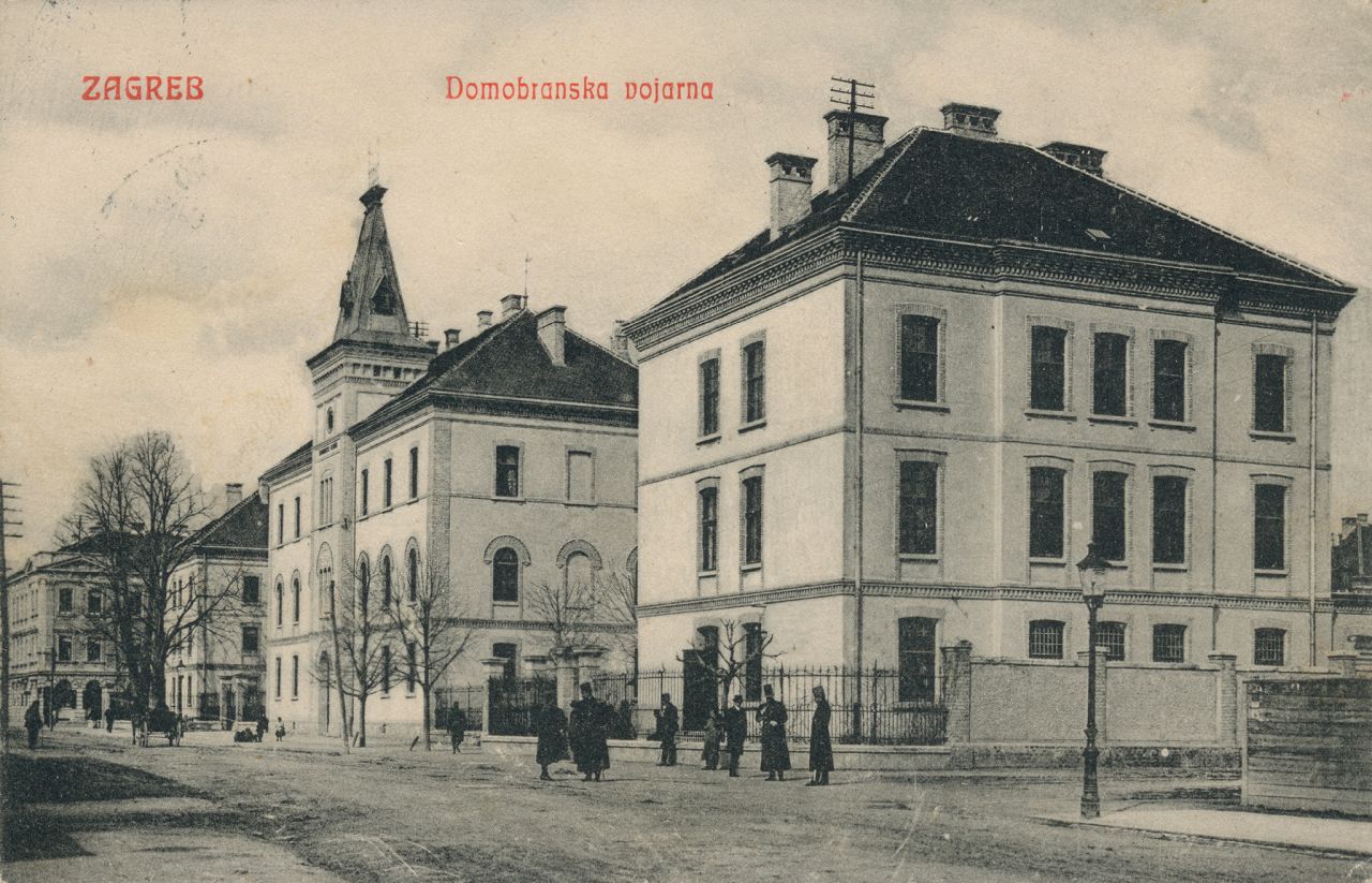 Domobranska vojarna, Ilica, Črnomerec, pred Veliki rat